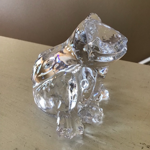 Vintage 24% Full Lead Crystal Frog Figurine - Picture 5 of 5